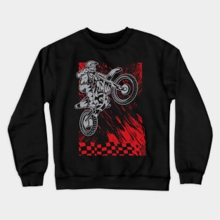 Dirtbike Mudding Crewneck Sweatshirt